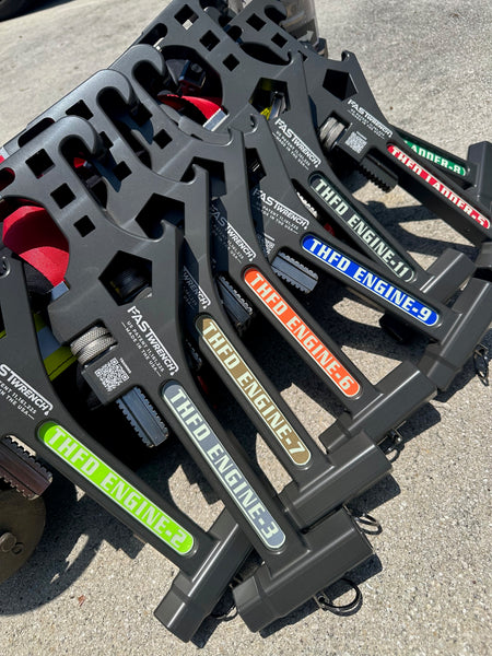 Purchase your FASTWRENCH here. Identifire brand handle decals are included (see Identifire Handle Decals for personalization instructions). Lead time is 8-10 weeks. Thank you for your patience.
